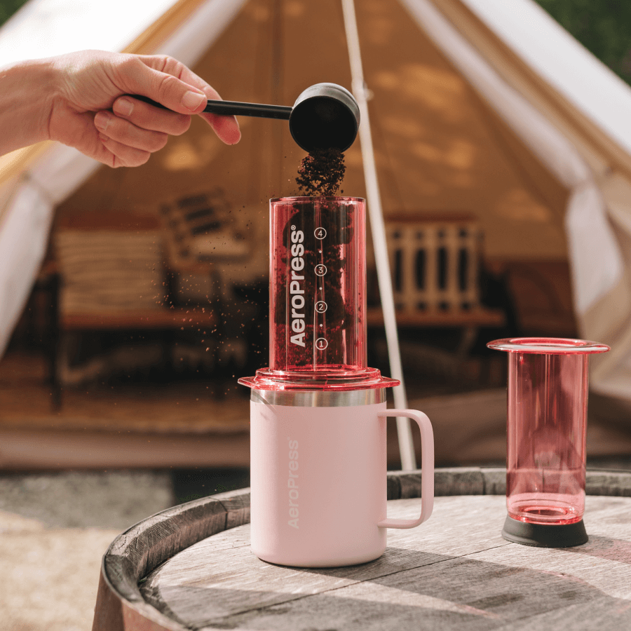 AeroPress Travel Coffee Mug Pink #color_pink