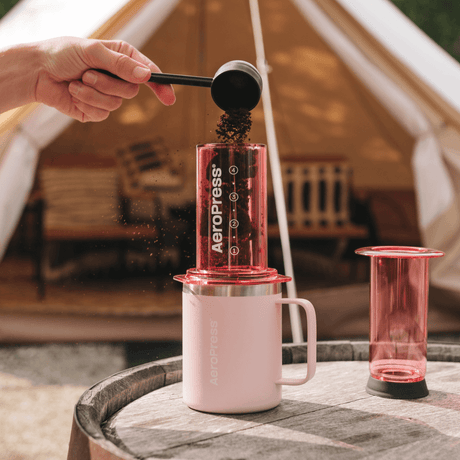 AeroPress Travel Coffee Mug Pink #color_pink