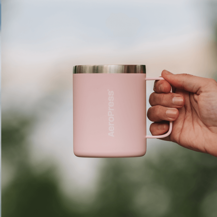 AeroPress Travel Coffee Mug Pink #color_pink