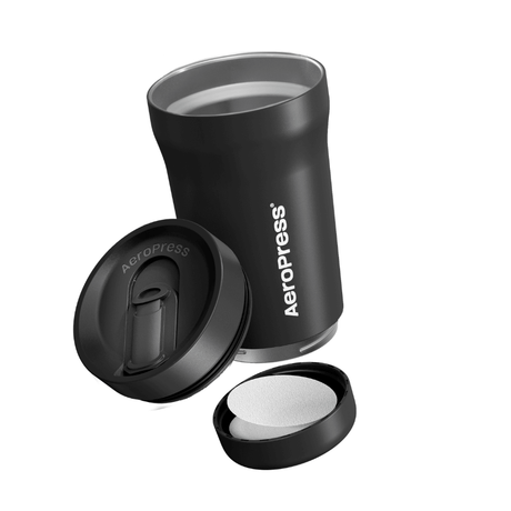 AeroPress Black Travel Coffee Tumbler #color_black