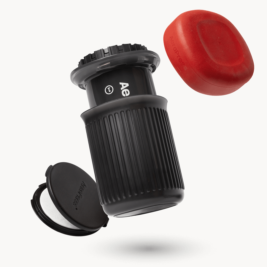 AeroPress Go Travel Coffee Maker & Stainless Steel Filter Bundle
